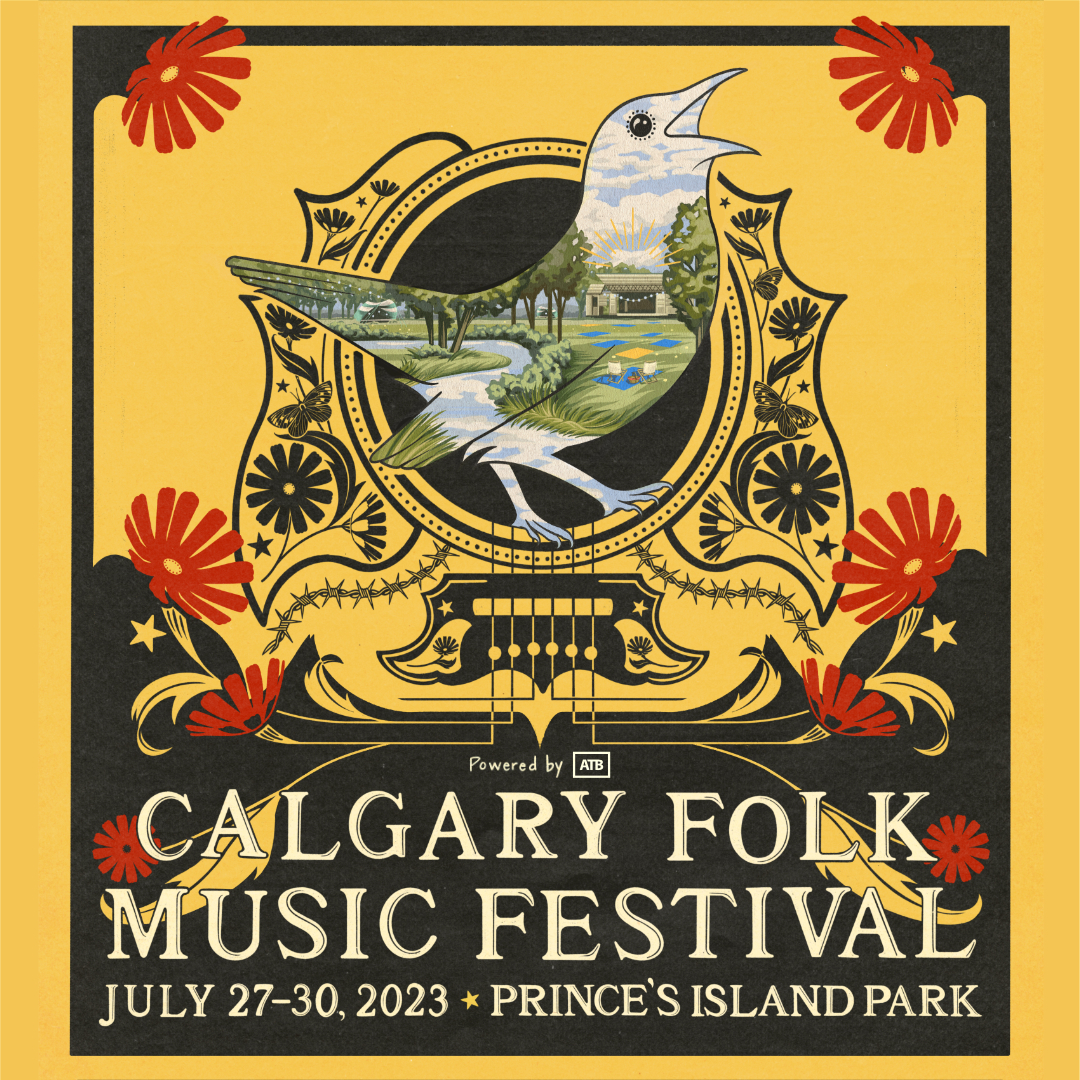 Calgary Folk Music Festival promotional poster 01